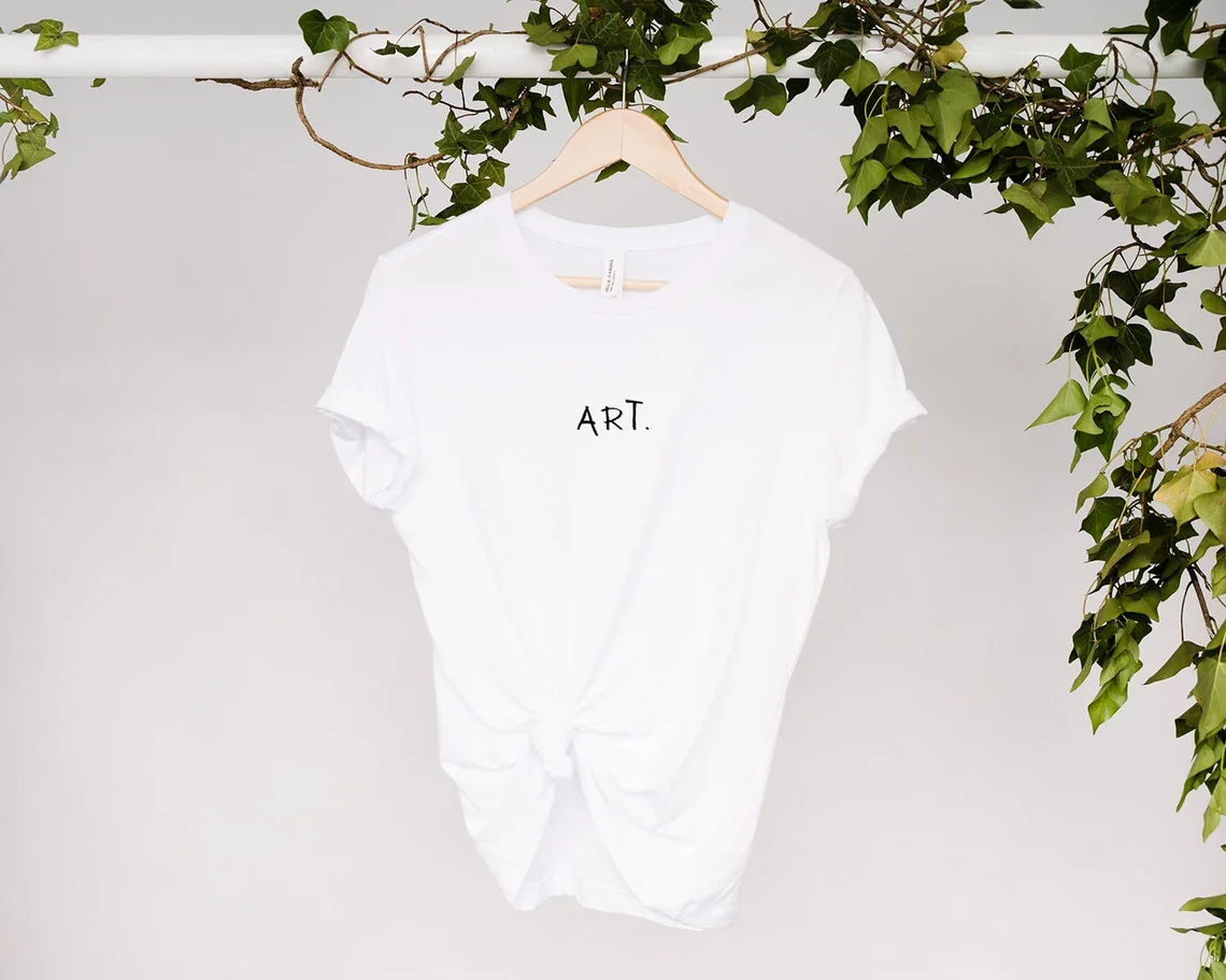 Skuggnas Art t-shirt Art Gift For Her Simple tee Short Sleeved Fashion Tumblr Cotton t shirt Art t-shirt Drop Shipping