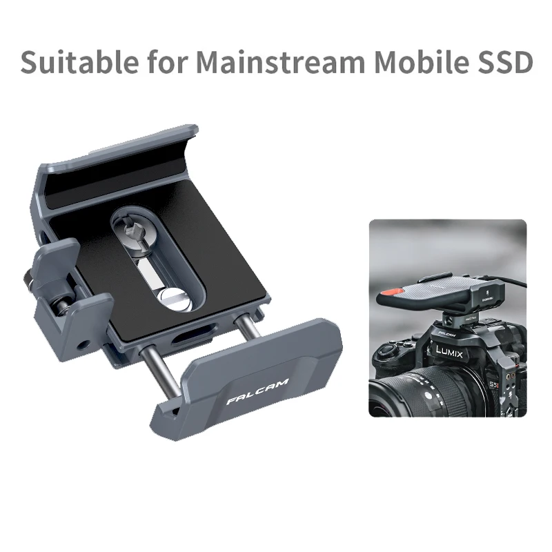 FALCAM Universal Expansion Holder Mobile Power Stand for SSD Mount Mobile Hard Disk Clip Camera Accessories C00B3904