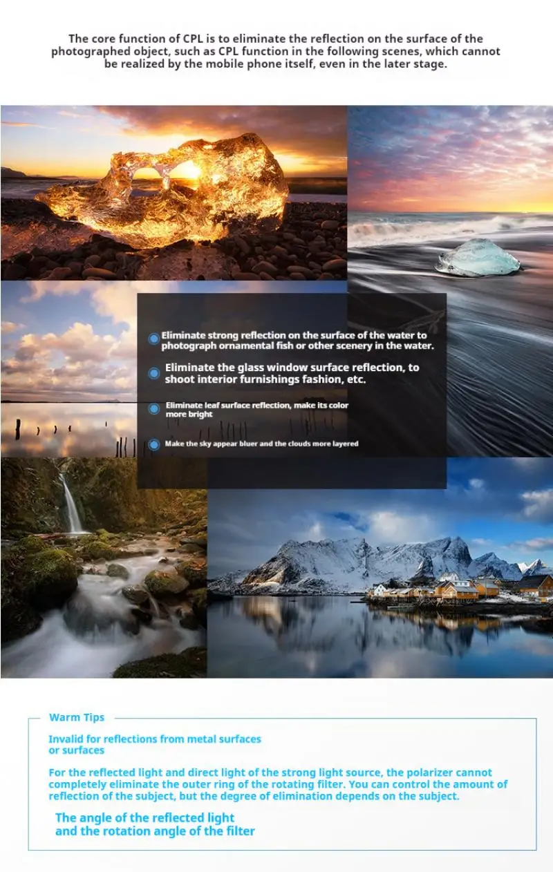 52mm mobiele telefoon lensfilterset Klassieke 4-delige set 10X Macro CPL Polarisator Starlight Filter ND8 Filter Universeel