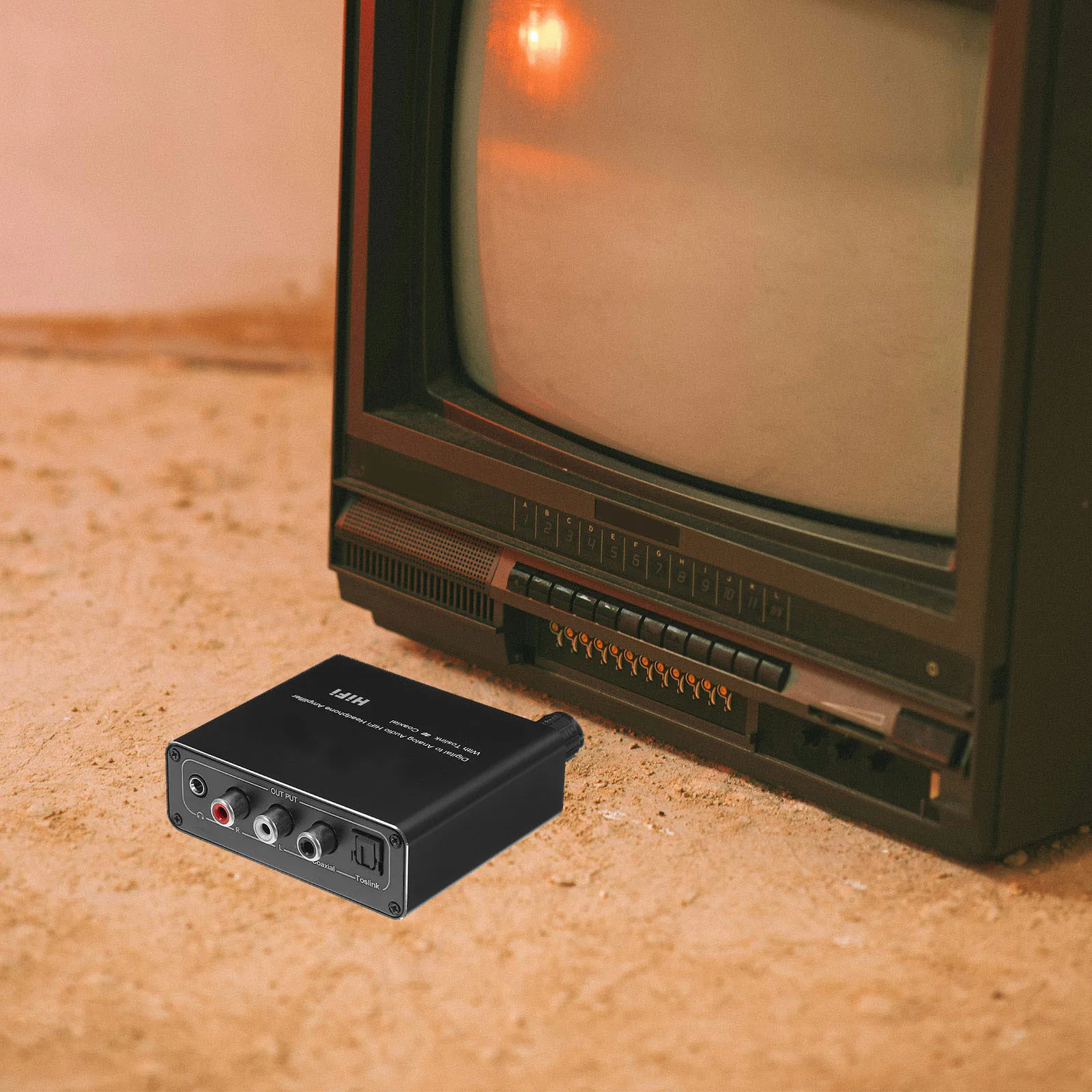 

Портативный цифро-аналоговый аудиоконвертер, высококачественный звуковой выход, прочный для телевизоров и стереофонов, оптический в преобразователь