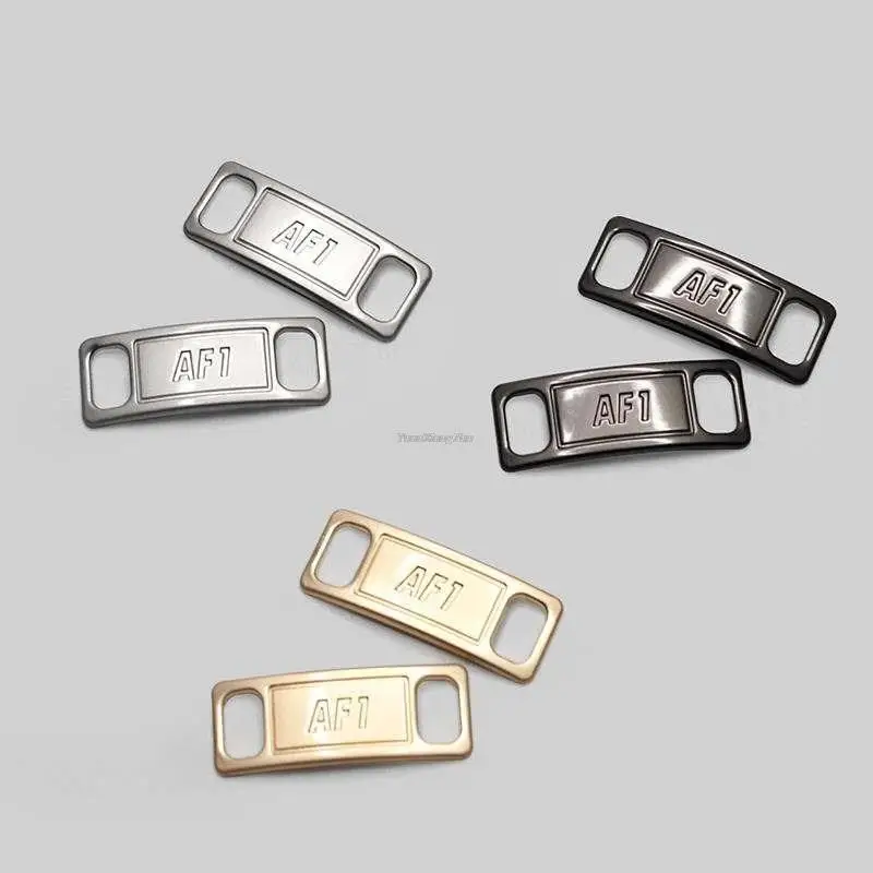8PCS AF1 Diamant Schuh Charms Mode Schnürsenkel Schnalle Qualität Metall Schnürsenkel Dekorationen Chapa Air Force Schuhe Zubehör eins – Detail 4