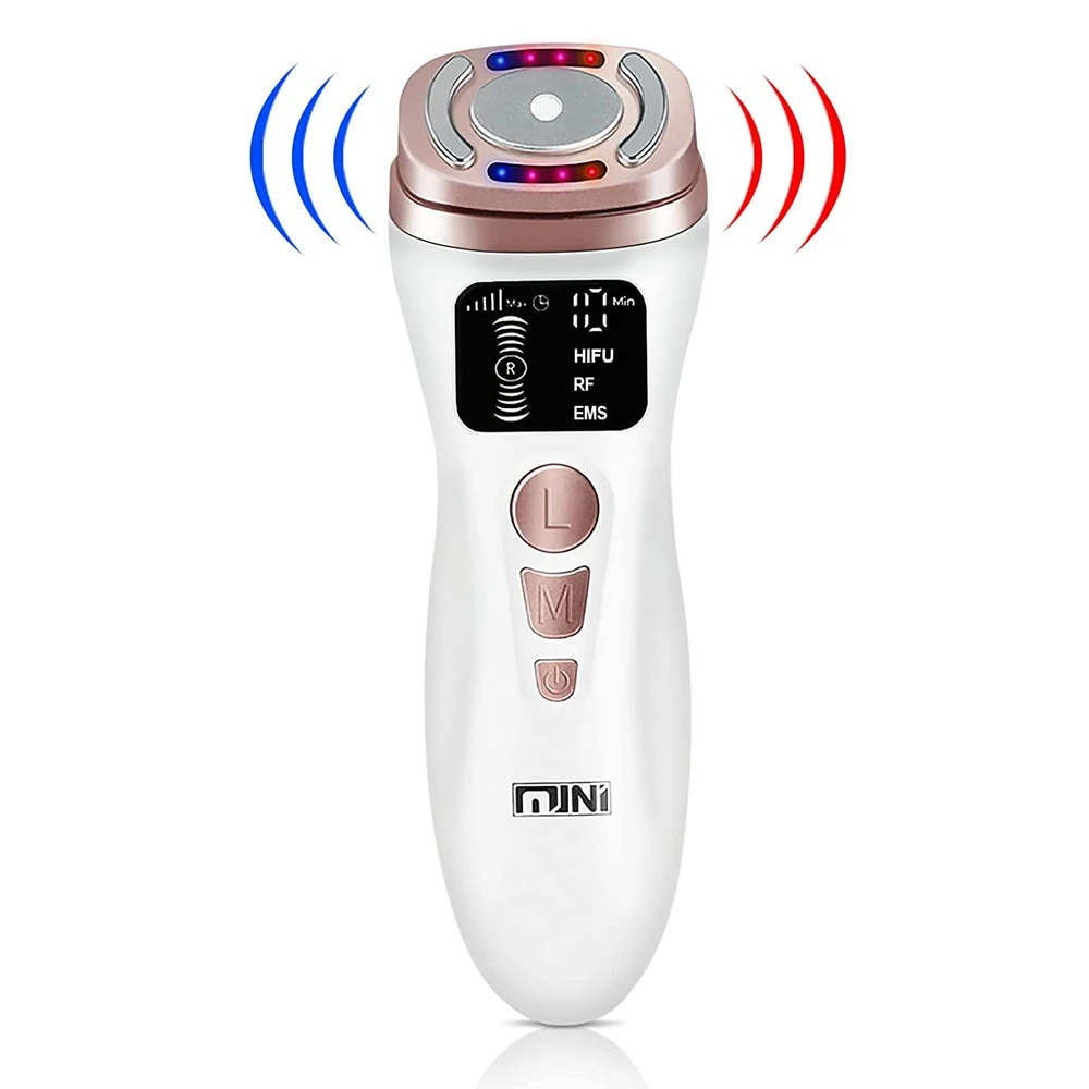 

HIFU Machine for Face Wrinkles Remove HIFU Face Massager Ultrasonic RF EMS Skin Tightening Anti-age Neck Chin Eyes Care Machine