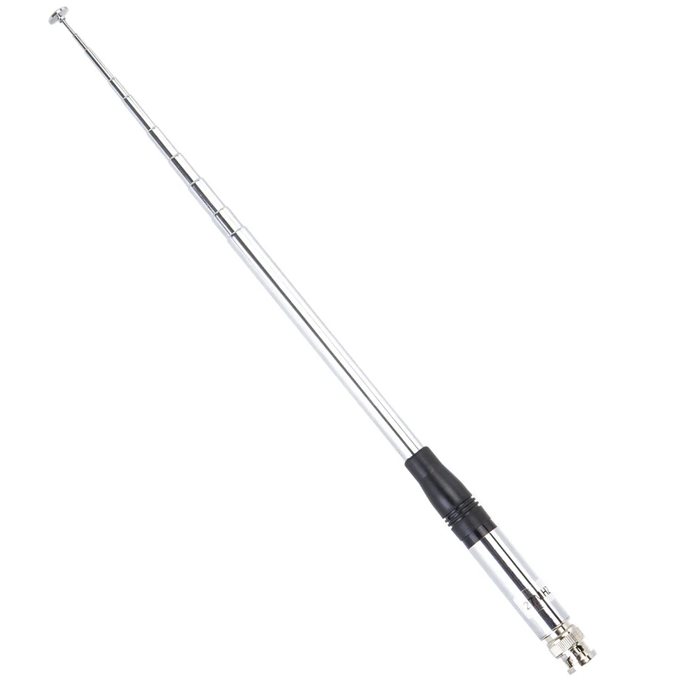 27MHz BNC Male/TNC Male Connector Telescopic/Rod HT Antenna 9-Inch To 51-Inch  For CB Handheld/Portable Radio Slide Antenna