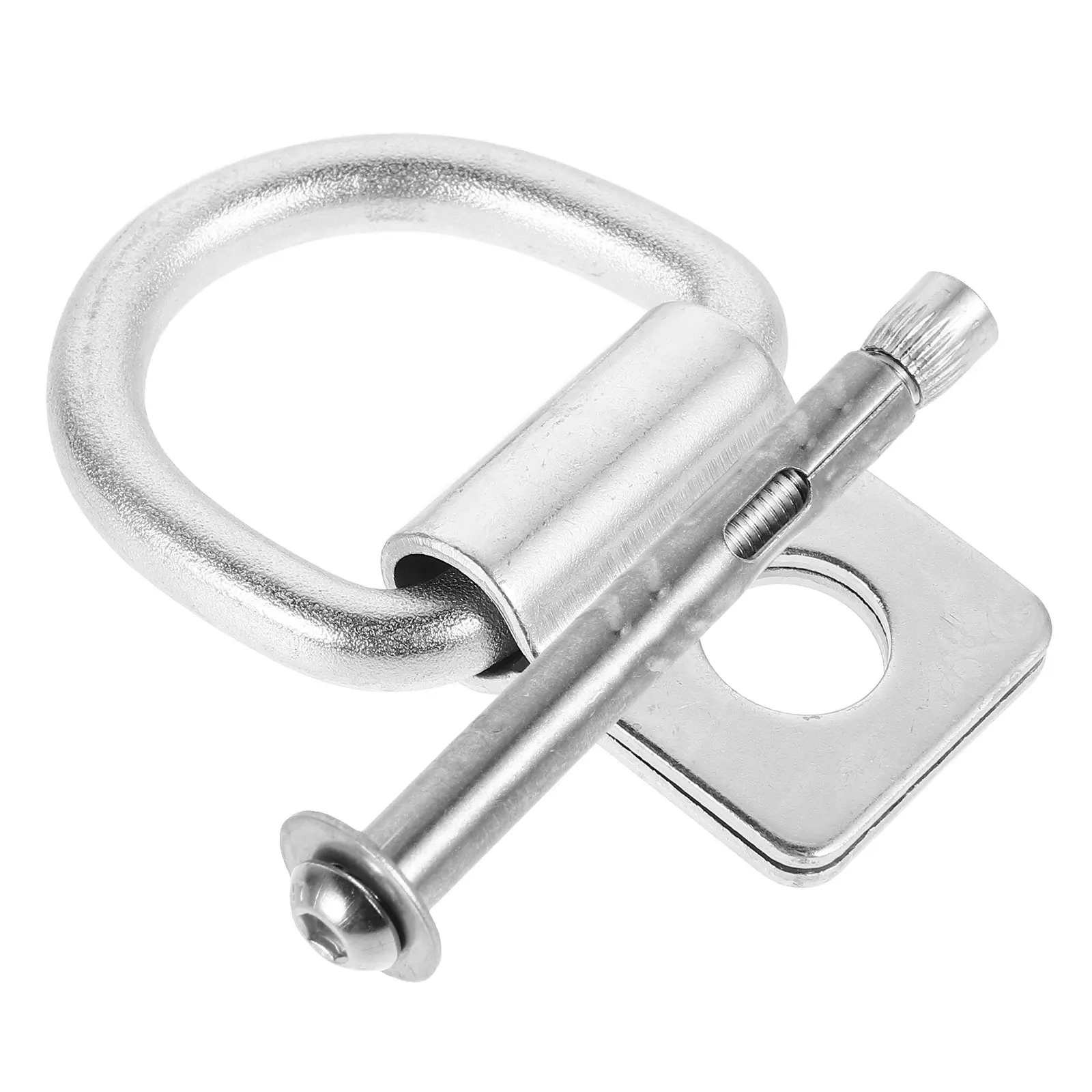 

V-Shaped D-Rings Stainless Steel Cargo Securing Hooks Heavy Duty Multi-Functional Truck Bed Anchor Points Trailer Tie Down