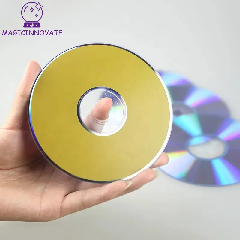 stage magic Manipulation CDs -- Yellow (Small Hole)  magic prop magic iluciones  magician teaching material