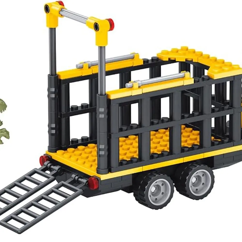 Bloques de construcción Dinosaur Adventure: juego Park World de 1291 piezas para todas las edades