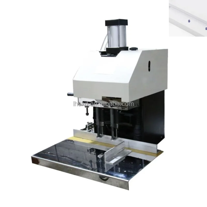 

3-8Mm Double Head Pneumatic Drilling Machine for Paper Bag Gift Bag Punching Round Hole Machine