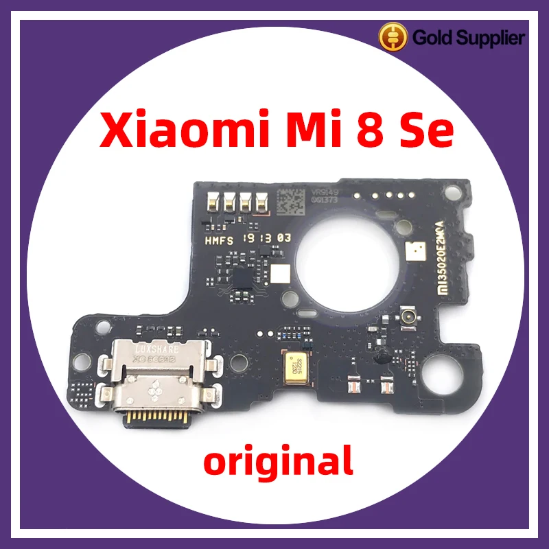 Original For xiaomi Mi 8 SE Dock Connector USB Charger Charging Port Flex Cable Board Replacement