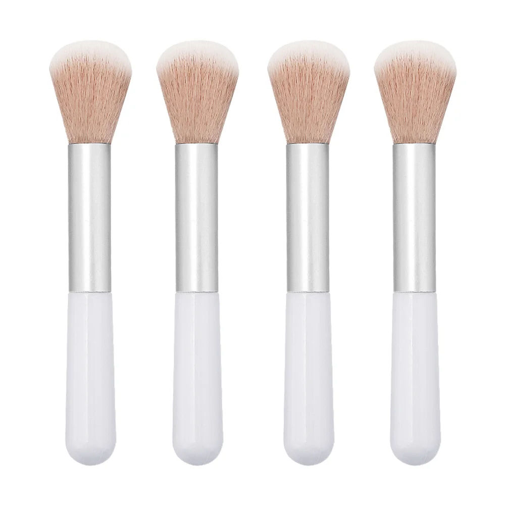 4 個のメイクブラシセットプレミアム合成ファンデーションブラッシュパウダーツール女性用美容バフブレンド