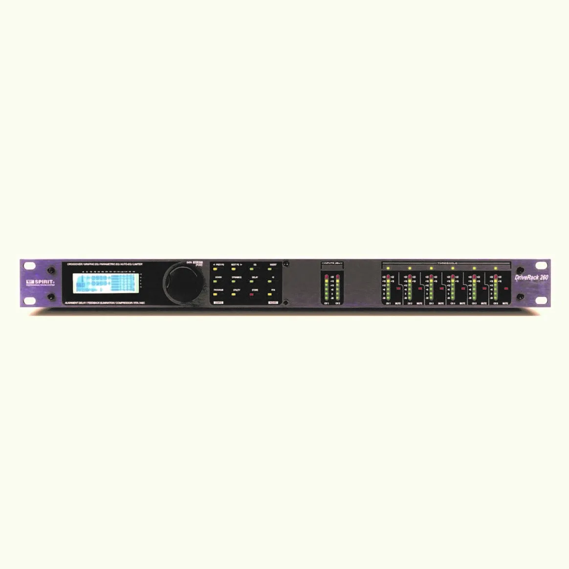 نظام إدارة سماعات كامل باندباس 2 مدخلات XLR و 6 مخارج XLR 2.7 ثانية قابل للتكوين تأخير إدارة سماعات رقمية