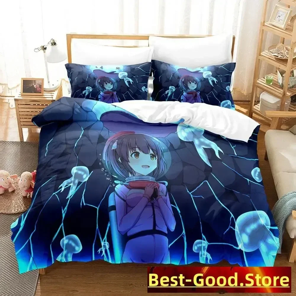 

Chieri Ogata Anime parure de lit Bed Printed Bed Set Duvet Cover Pillowcase Bedding Set Linen Sheet Quilt Cover Queen King Size