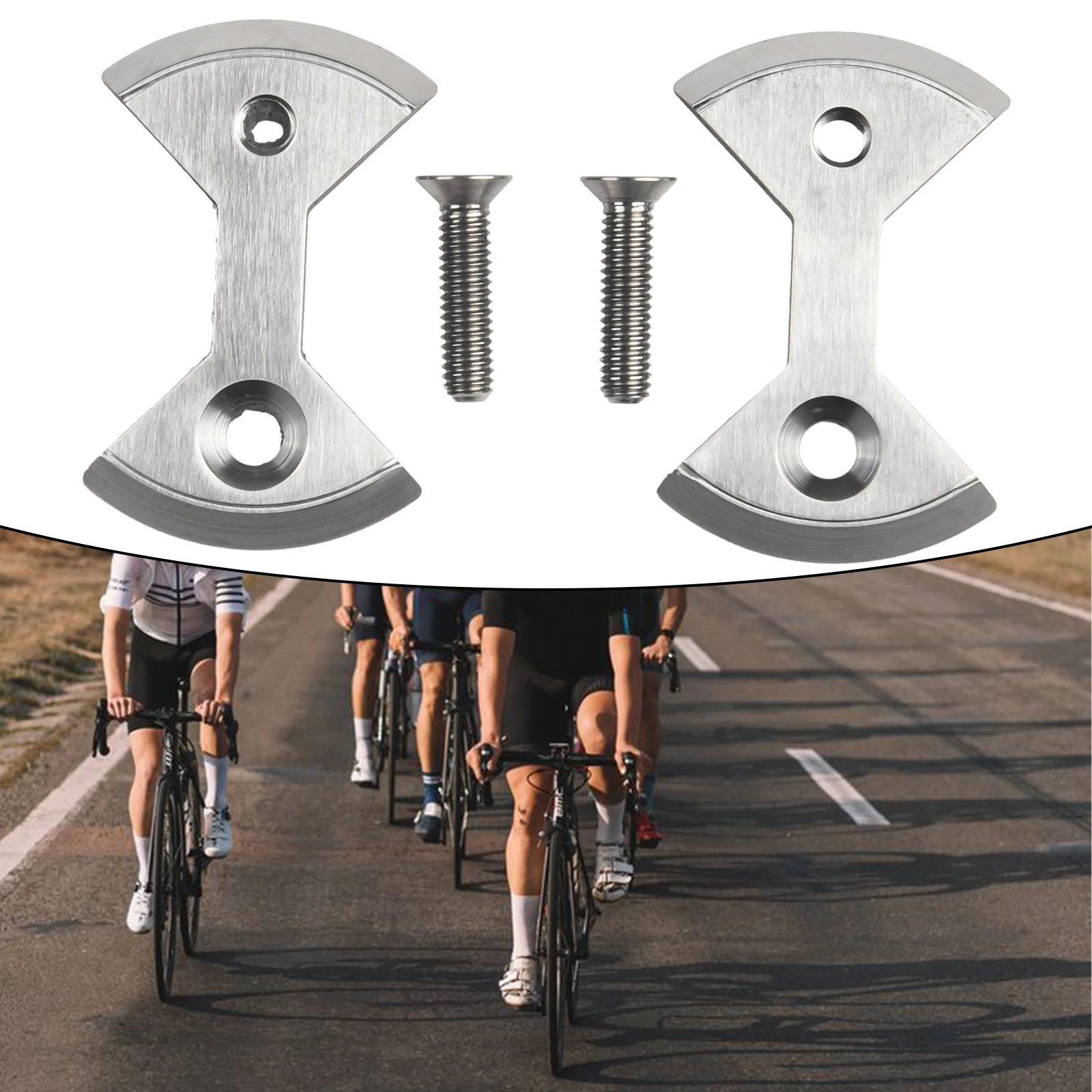 High Quality Practical To Use Bike Pedal Plate Bike Pedal Plate 1 Pair Bike Pedal Plate Bow For SpeedPlay Pedal Spindles