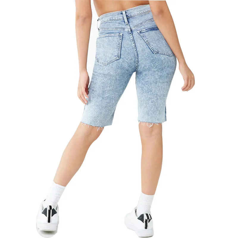 2022 verão moda impresso remendo denim shorts para as mulheres ajuste fino borla elegante jeans shorts de alta qualidade roupas S-2XL