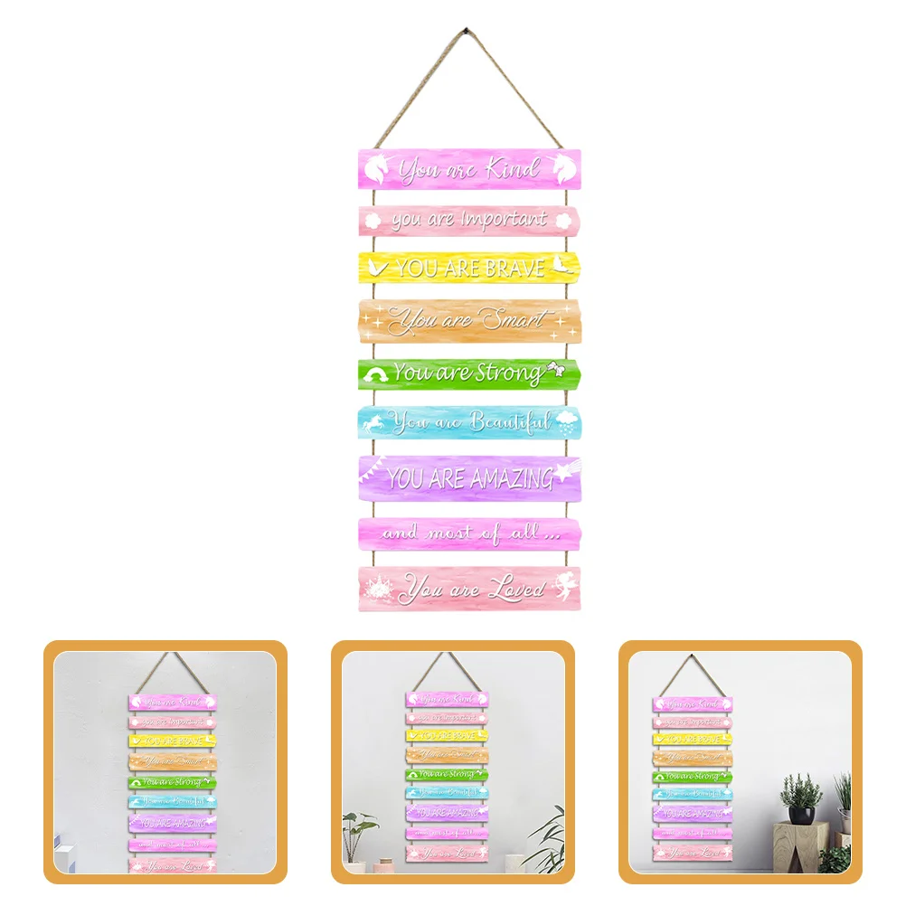 

Inspirational Wooden Wall Hanging Sign Rustic Motivational Bedroom Decor Room Wall Plaque Decoration Office Wood Sign