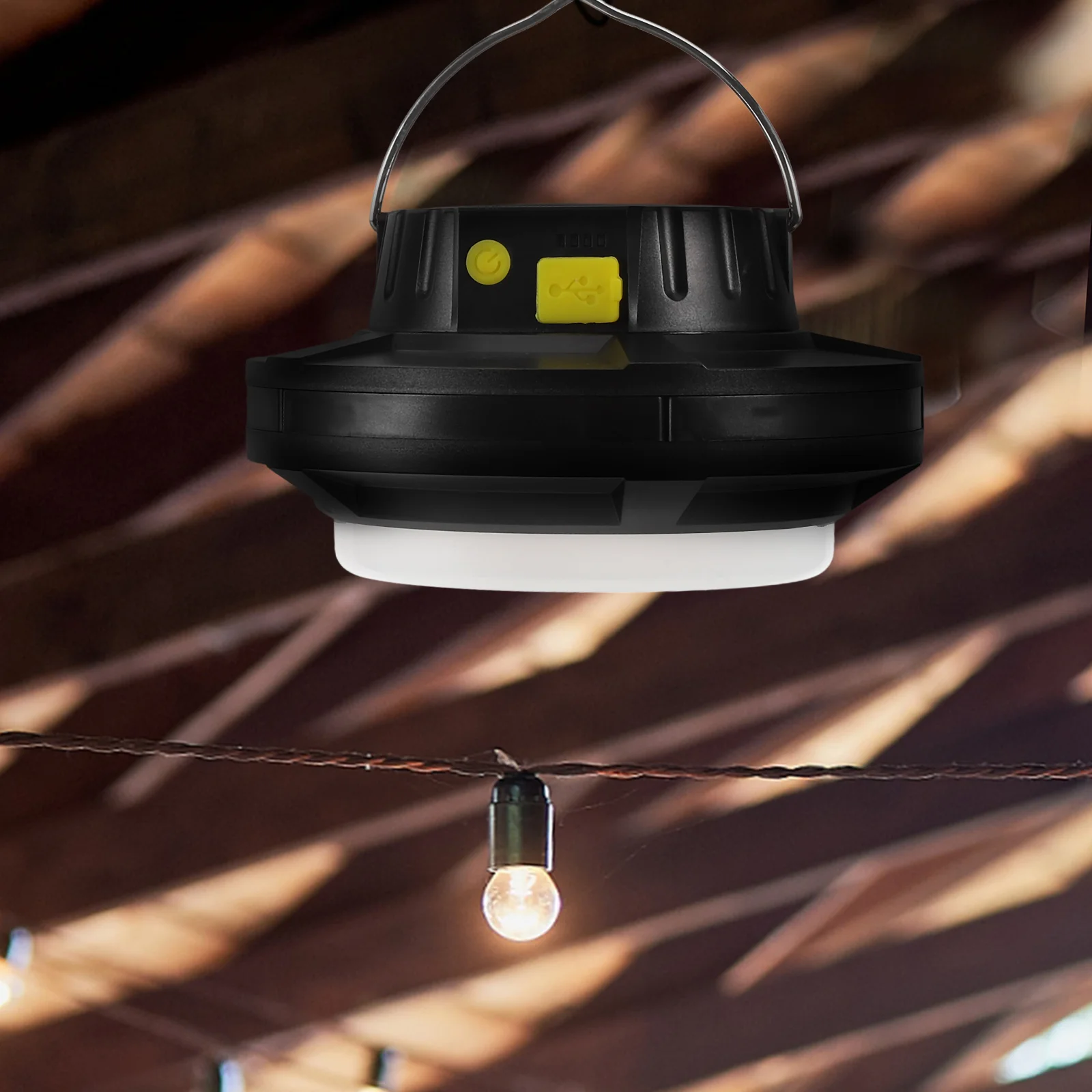 

Solar Emergency Light USB Rechargeable Portable Camping Lantern Tent Light 2000mAh Outdoor Night Outages