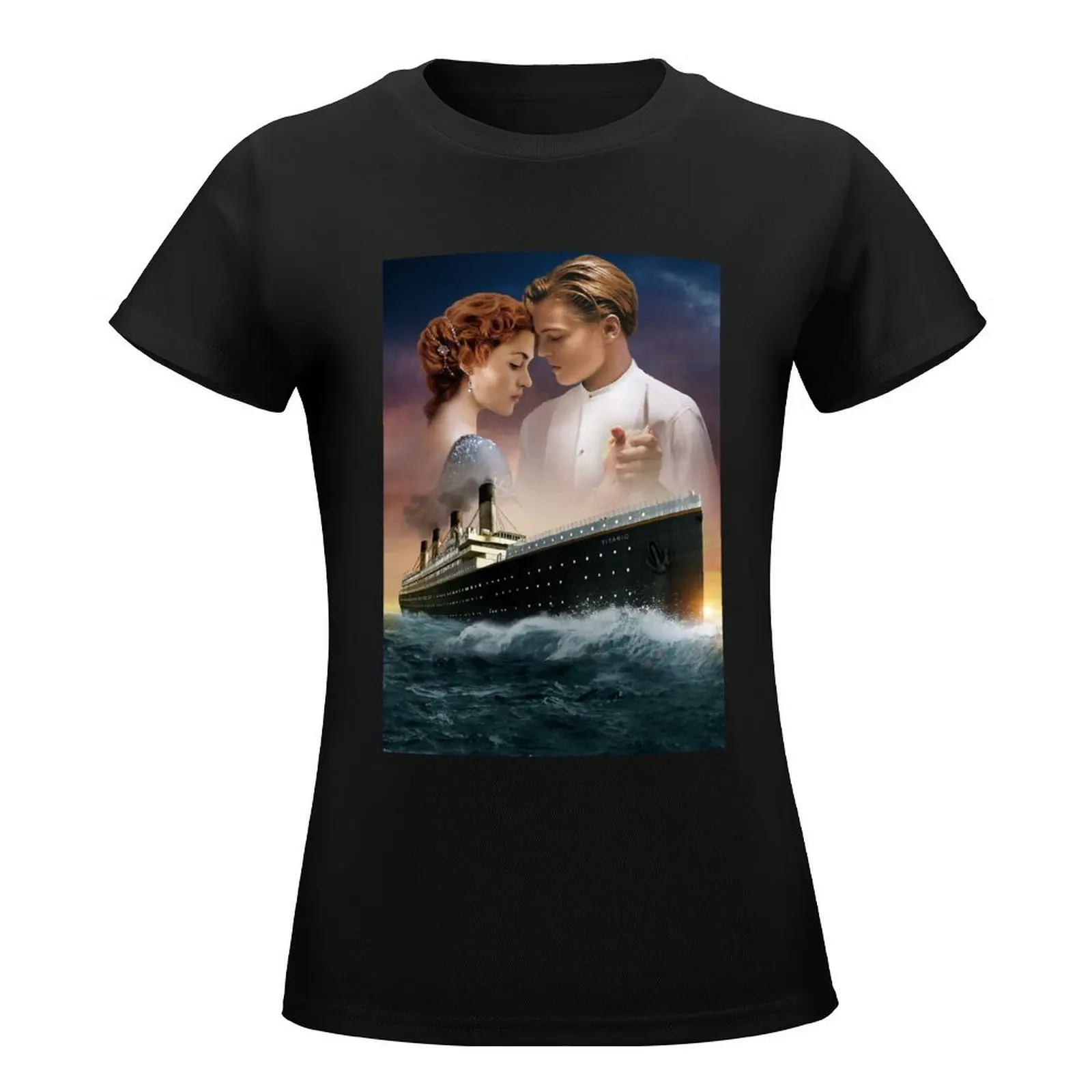 TITANIC T-Shirt Blouse plus size tops Short sleeve tee Aesthetic clothing Women's t-shirt