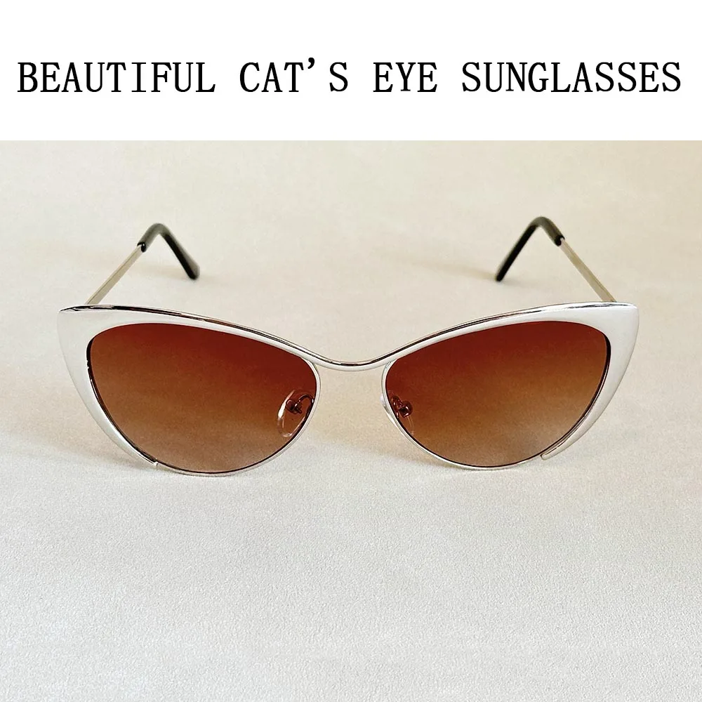 Fashion Cat Eye Sunglasses Women 2025 Vacation Glasses Luxury Vintage Sunscreen Lentes De Sol Mujer Luxe Lunette Soleil Femme