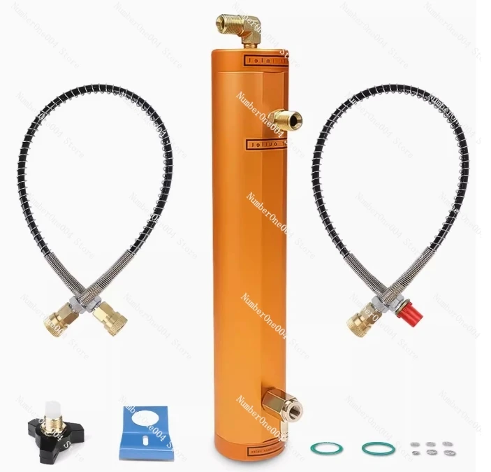 For 30Mpa High Pressure External Water-Oil Filter Separator Single /Double Barrel Filtration for Air Compressor Scuba Diving