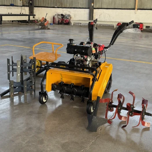 Lightweight Self-propelledMicro Tiller With Electric Start And Diesel Lightweight Weeding And Grass Crushing Machine