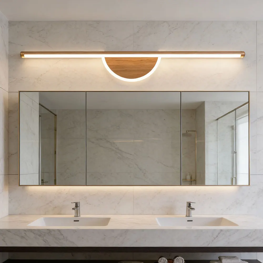 Modern LED Wall Lamp Bathroom Mirror Line Sconce Make Up Light for Kitchen Living Bedroom Corridor Decor Lighting Fixture Lustre