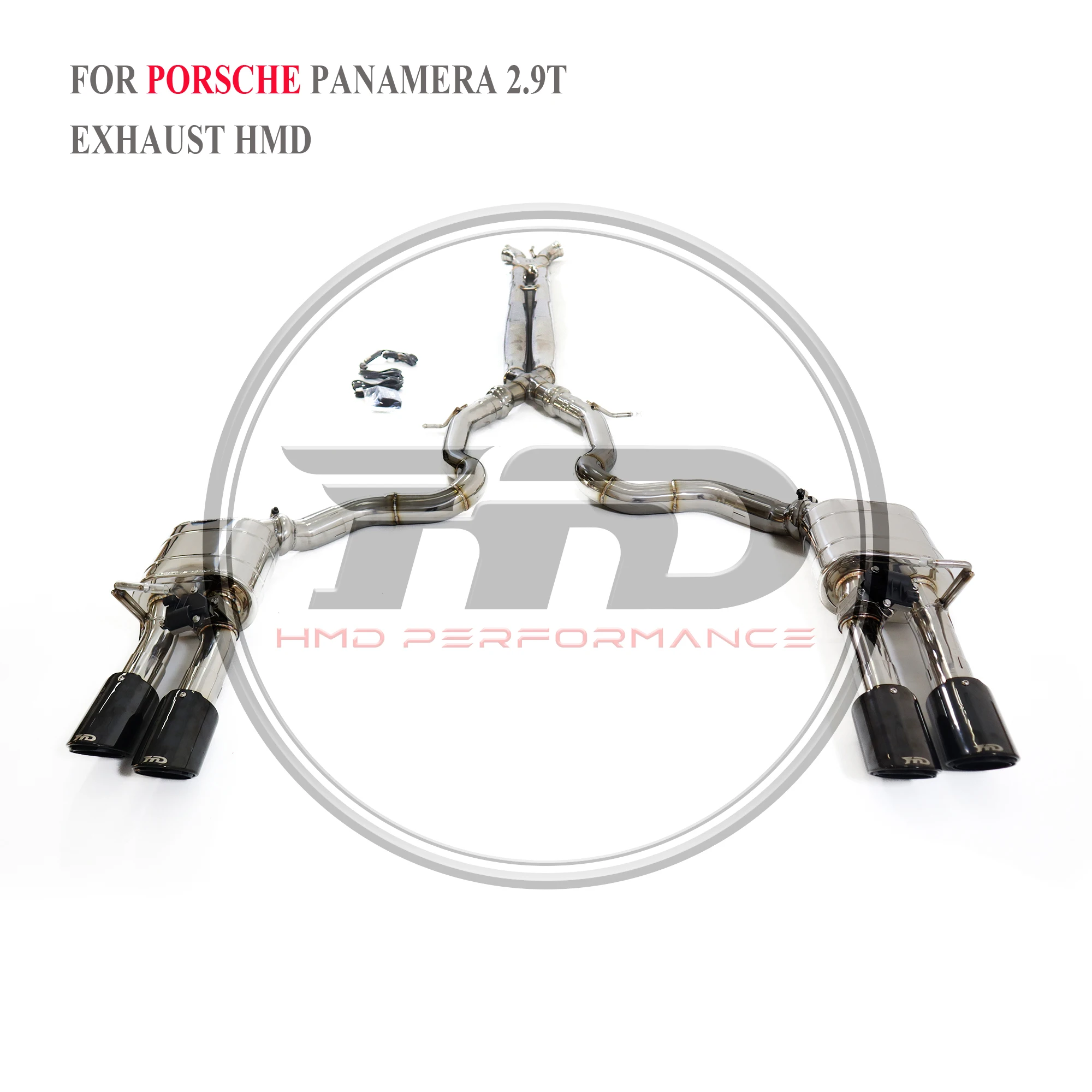 HMD Exhaust System For Porsche Panamera 2.9T Exhaust Hybrid Version Stainless Steel Catback Valve Exhaust