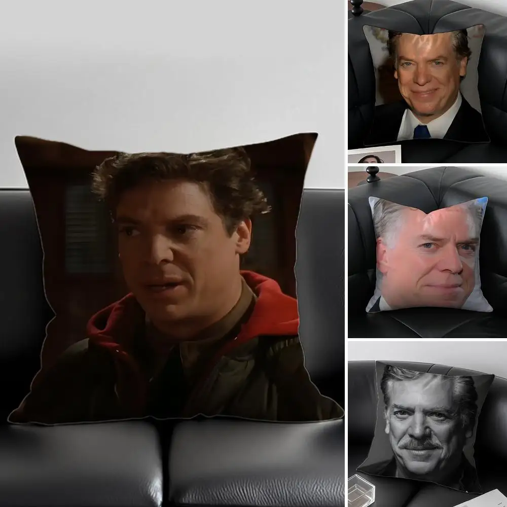 C-Christopher McDonald Cushion Cover Pillow Case Soft Friendly Fabric & Concealed Zipper