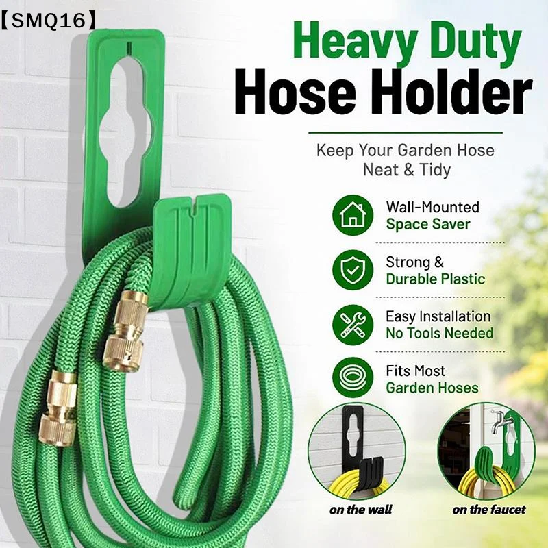 Water Pipe Storage Hooks Heavy-duty Watering Hose Rack Outdoor Wall Mounted Garden Hose Holder Racks【SMQ】