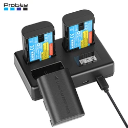 2650mAh LP E6 LPE6 LP-E6 E6N Battery + 3 Slots LCD Charger For Canon EOS 5DS R 5D Mark II 5D Mark III 6D 7D 70D 80D Camera