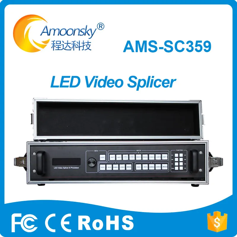 OEM Service Video Processor SC359 for Led Screen like Vdwall LVP605 615 Nova VX4S with 2U Flight Case