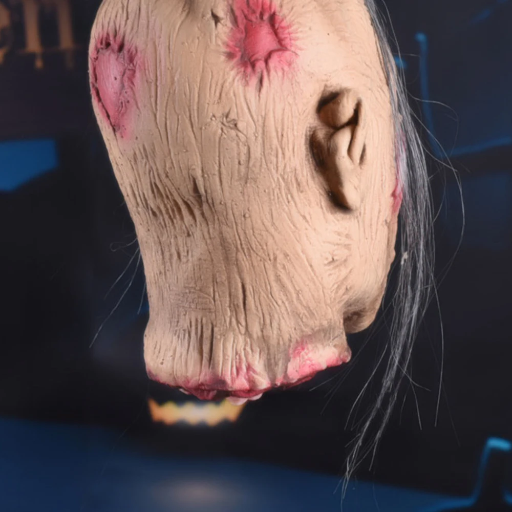 اللاتكس الجلد عالية الجودة هالوين وهمية رئيس منزل مسكون الدعامة وعرة معلقة جثة الديكور للديكور الداخلي