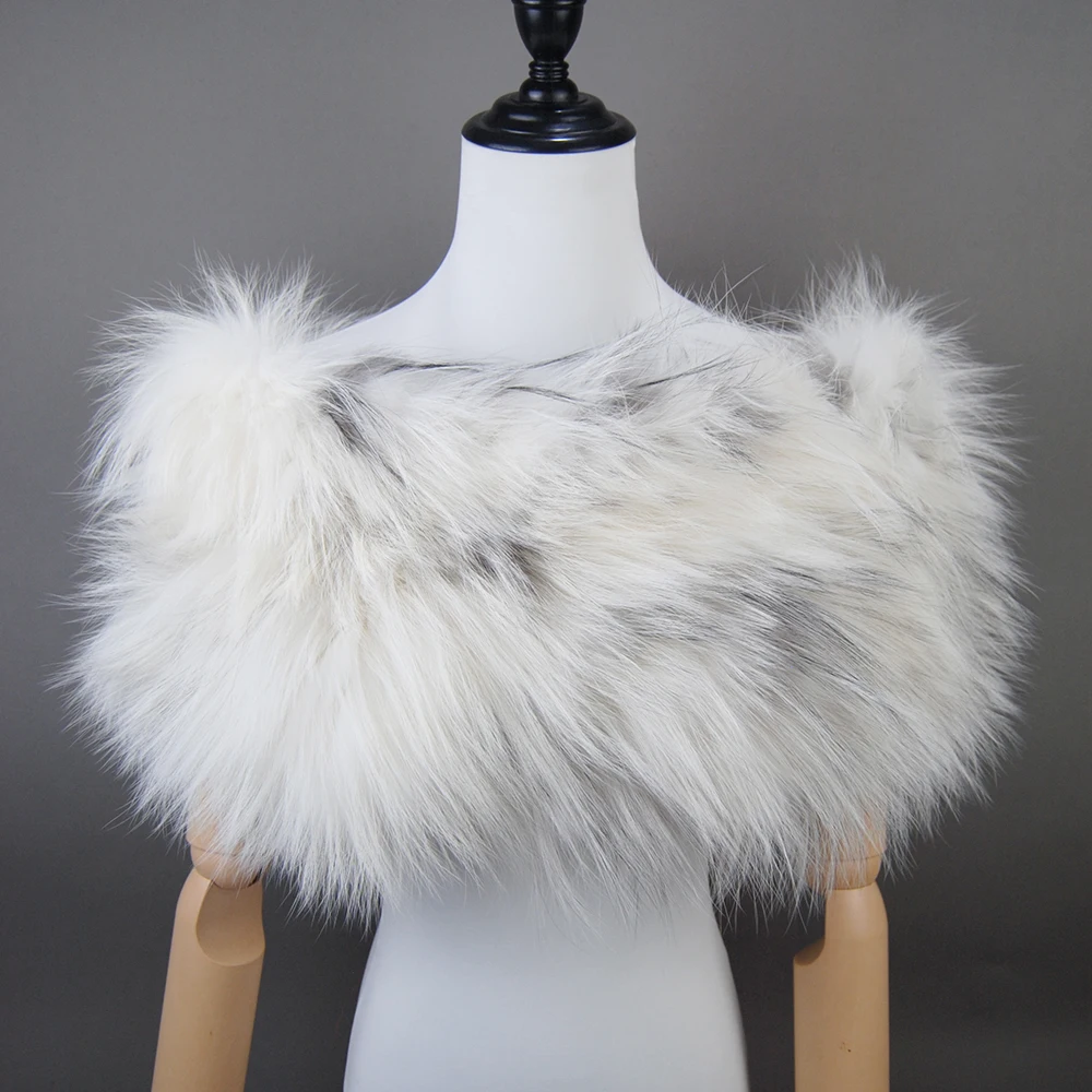 Fashion New Women 100% Natural Fox Fur Scarf Shawl Bra Underwear Women's Fur Coat Real Fox Fur Coat Natural Fox Fur Mini Skirt