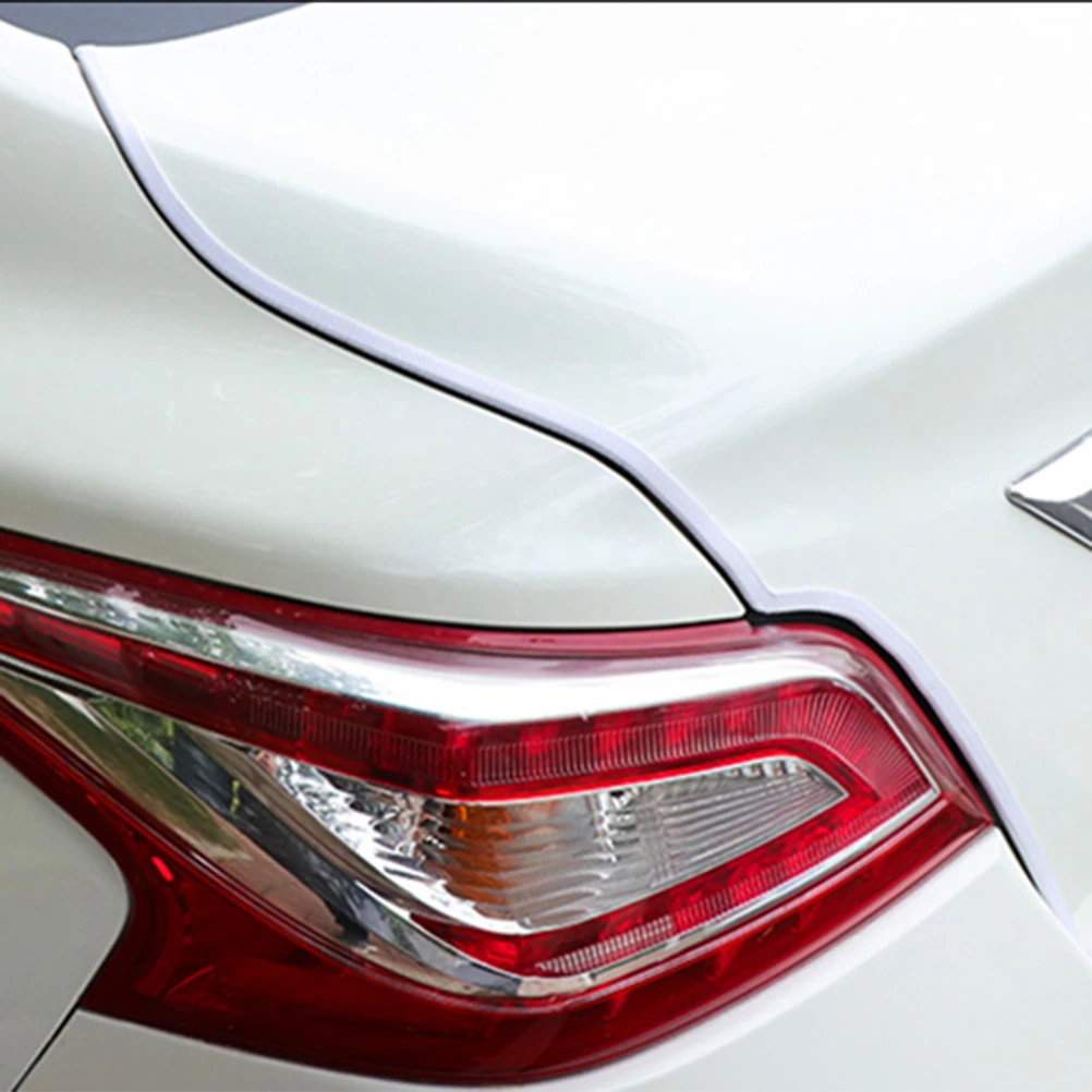 

Bumper Strip Car Door Strips Seal Scratch Protector Anti-scratch Crash Bar White