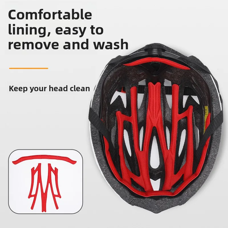 West Rider Integrated Cycling Helmet - Breathable Sports Road Bike Helmet