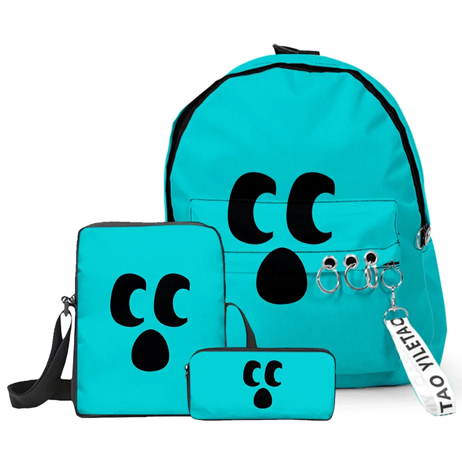 3 Pcs/set Diamond Craftee Face Tie Dye Backpack School Backpack Laptop Backpack Boys Girls School Bag Travel Bag Shoulder Bag