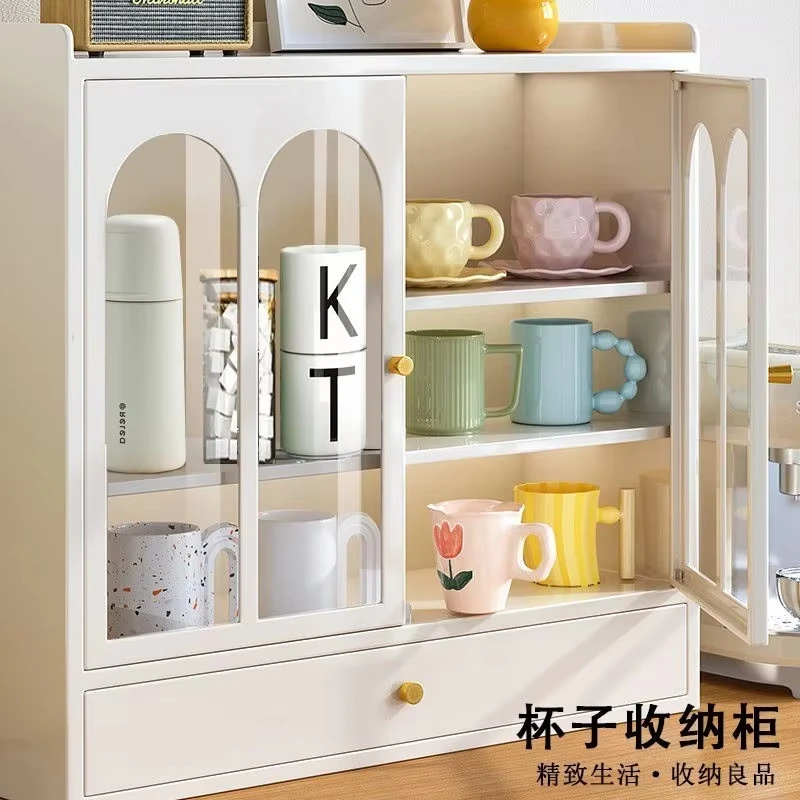

Minimalist cup storage rack, water bar, coffee table, water cup storage box, dust-proof household use