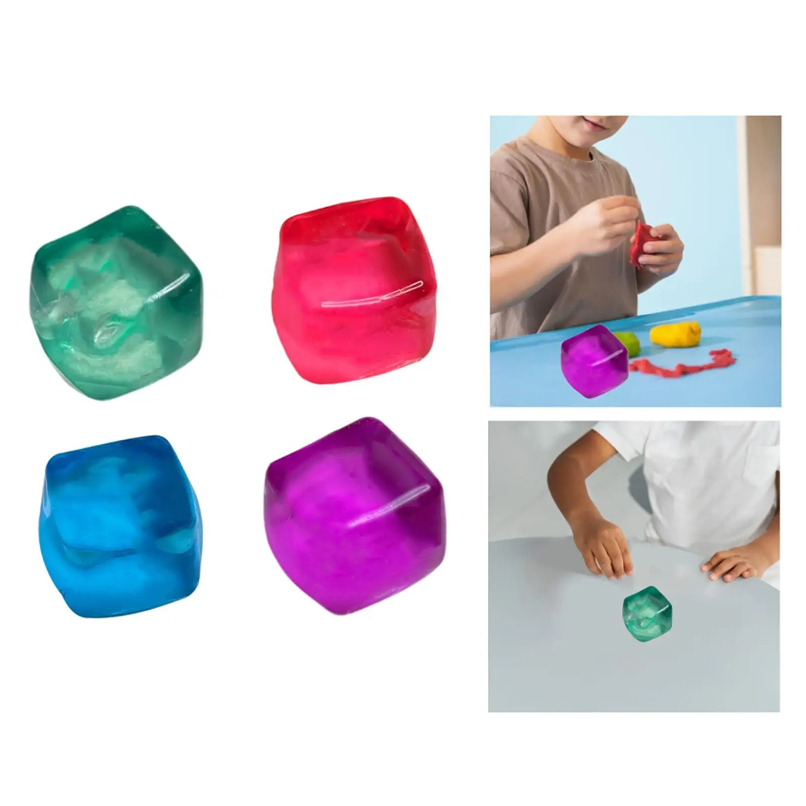 

Игрушка-антистресс Ice Cube Squeezing Toy: наполнитель для корзин, игрушка для снятия стресса, фиджет-игрушка для детей