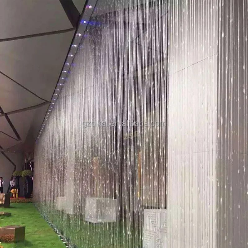 custom.High Quality Digital Curtain Fountain Customized Graphical LED Curtain