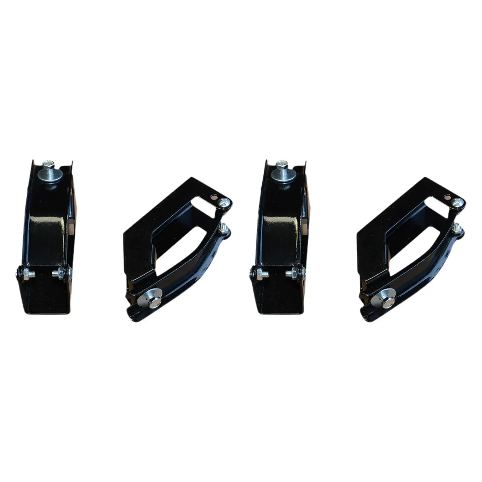 4 Pieces Roof Bar Clamp Roll Bar Clamp Bracket Easy Installation Led Lights Bar Mount Bracket Cars Cross Bar End Install Mount