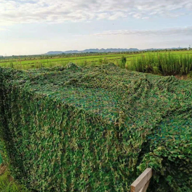 Woodland Camouflage Netting Durable Polyester Suitable for Hunting Party Decoration and Outdoor Camping Sunshade