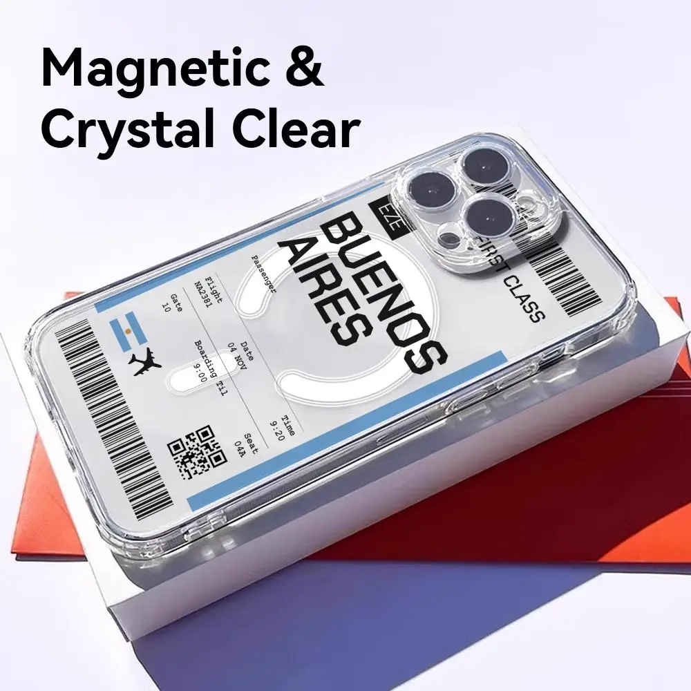 Plane Ticket Argent…