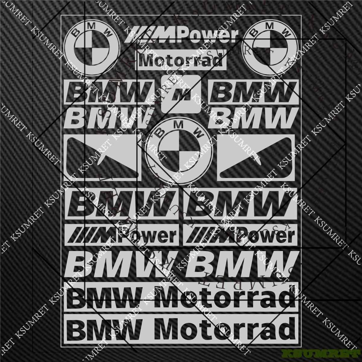 

Наклейки для мотоциклов BMW, комплект наклеек на бак, эмблемы, декоративные наклейки