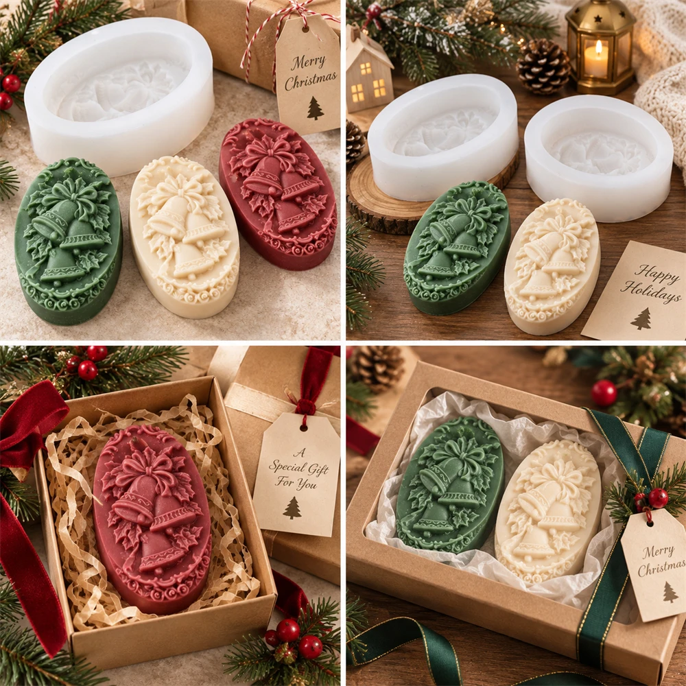 Christmas Bell Silicone Soap M - Soap Making Gifts ulasan dan harga