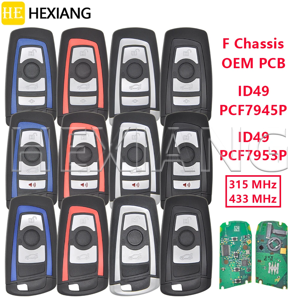 

Оригинальный PCB-модуль 315/433.9/868 МГц ID49 PCF7945P PCF7953P CAS4 CAS4+ FEM для бесключевого доступа и дистанционного управления автомобилем BMW 1, 3, 5, 7 серий, X3, X5 (шасси F)