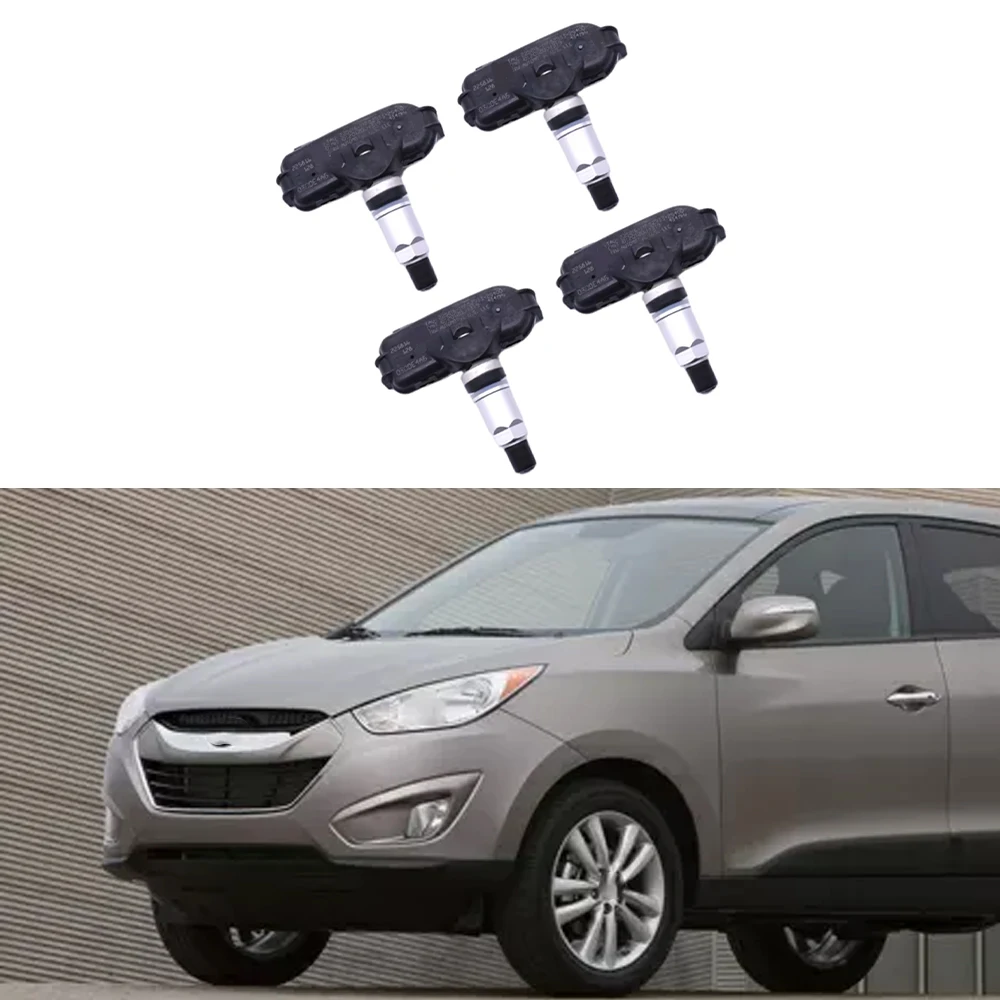 4Pcs 529332S400 TPMS Tire Pressure Monitor Tire Pressure Monitoring Sensor 52933-2S400 For Hyundai ix35 [LM] 2013-2015