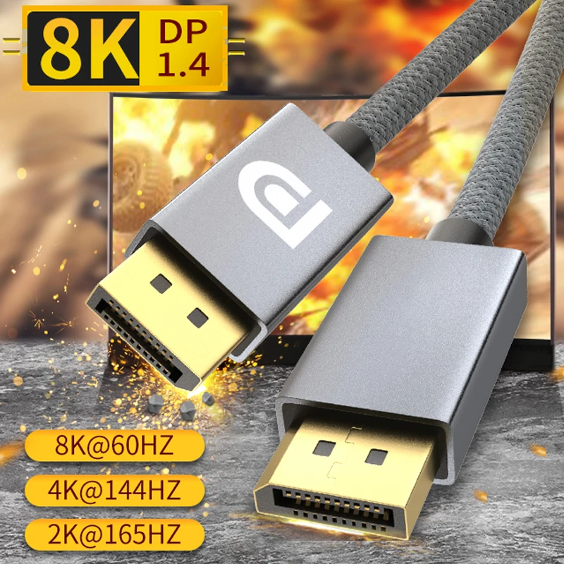 USB-C-zu-DisplayPort-Kabel 8K@60Hz, Typ-C-zu-DisplayPort-1.4-Kabel 4K@240Hz Thunderbolt 3 4 für MacBook Air Pro Samsung Telefon – Detail 21