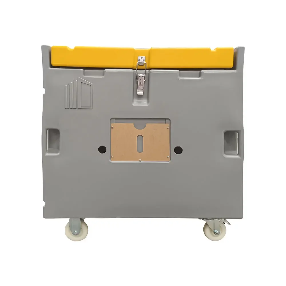 

ICO130L LLDPE Durable Logistic Rotomolded Plastic Insulated Cooler Rectangle Storage Container For Dry Ice Fish Bin