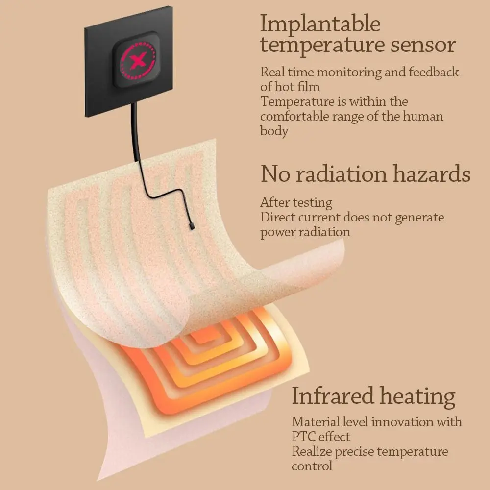 أزياء الشتاء USB التدفئة وشاح دافئ قابل للغسل درجة الحرارة وشاح لينة قابل للتعديل درجة الحرارة الكهربائية الرقبة أدفأ في الهواء الطلق