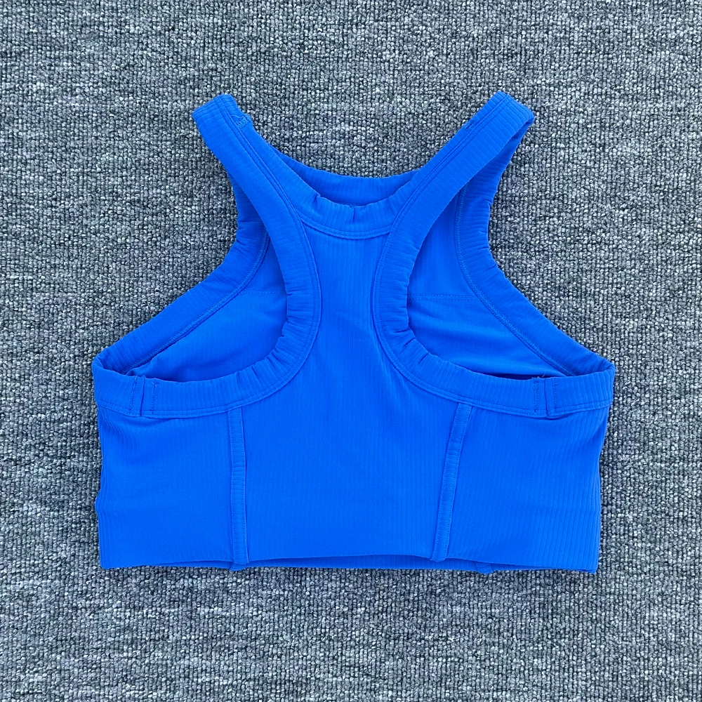 حمالة صدر رياضية للنساء، ملابس داخلية مضلعة للياقة البدنية والجري، صدرية قابلة للتنفس ومضادة للصدمات، حمالة صدر لليوجا عالية القوة #3