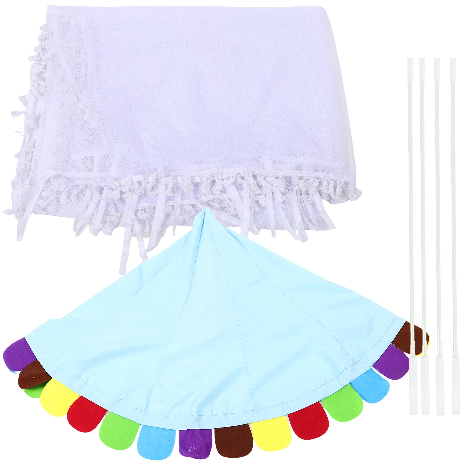 

Kids Bed Canopy Toddler Mosquito Net Crib Gauze Curtain Half-Round Dome Lightweight Breathable Bed Tent Reading Corner Net Safe