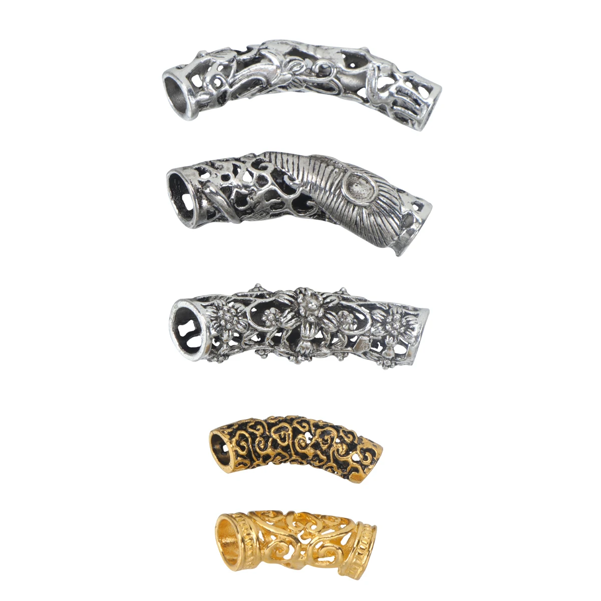 

10pcs Dreadlocks Beads Hair Decoration Adjustable Cuffs For Braiding Hair Extensions Lq381-2 Lq381-4 Lq381-5 Lq381-6 Lq381-7